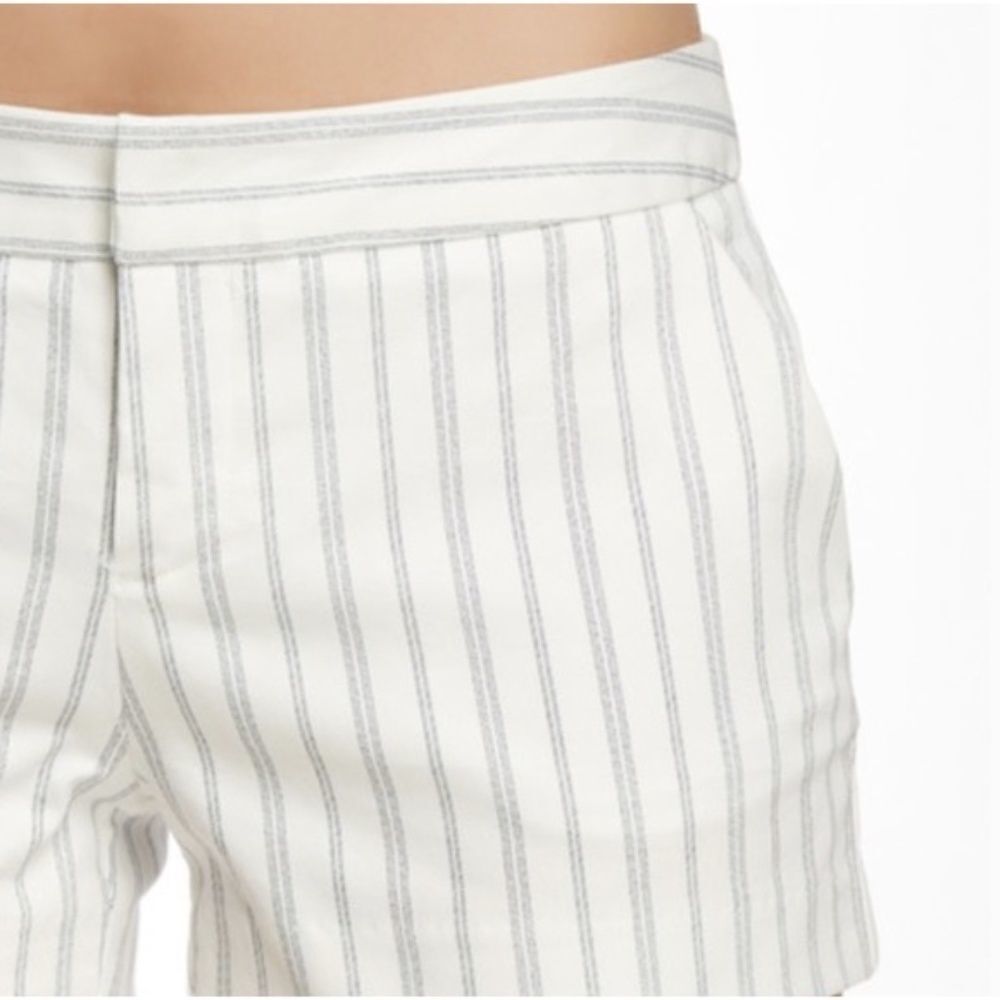 Joie Striped Merci Rini Chino Shorts Sz 8